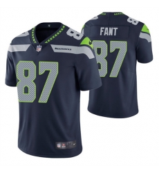 Men Seattle Seahawks 87 Noah Fant Navy Vapor Untouchable Limited Stitched Jersey Men Seattle Seahawks 87 Noah Fant Navy Vapor Untouchable Limited Stitched Jersey