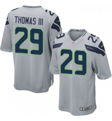 Mens Nike Seattle Seahawks 29 Earl Thomas III Game Grey Alternate NFL Jersey Mens Nike Seattle Seahawks 29 Earl Thomas III Game Grey Alternate NFL Jersey