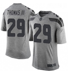 Mens Nike Seattle Seahawks 29 Earl Thomas III Limited Gray Gridiron NFL Jersey Mens Nike Seattle Seahawks 29 Earl Thomas III Limited Gray Gridiron NFL Jersey