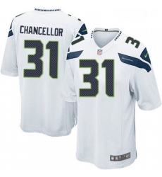 Mens Nike Seattle Seahawks 31 Kam Chancellor Game White NFL Jersey Mens Nike Seattle Seahawks 31 Kam Chancellor Game White NFL Jersey