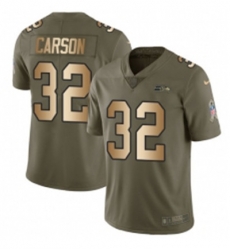 Mens Nike Seattle Seahawks 32 Chris Carson Limited OliveGold 2017 Salute to Service NFL Jersey Mens Nike Seattle Seahawks 32 Chris Carson Limited OliveGold 2017 Salute to Service NFL Jersey