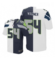 Mens Nike Seattle Seahawks 54 Bobby Wagner Elite NavyWhite Split Fashion NFL Jersey Mens Nike Seattle Seahawks 54 Bobby Wagner Elite NavyWhite Split Fashion NFL Jersey