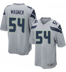 Mens Nike Seattle Seahawks 54 Bobby Wagner Game Grey Alternate NFL Jersey Mens Nike Seattle Seahawks 54 Bobby Wagner Game Grey Alternate NFL Jersey