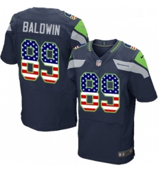 Mens Nike Seattle Seahawks 89 Doug Baldwin Elite Navy Blue Home USA Flag Fashion NFL Jersey Mens Nike Seattle Seahawks 89 Doug Baldwin Elite Navy Blue Home USA Flag Fashion NFL Jersey