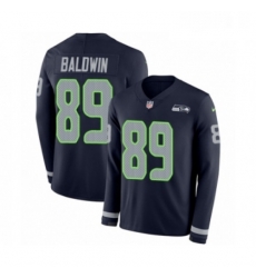 Mens Nike Seattle Seahawks 89 Doug Baldwin Limited Navy Blue Therma Long Sleeve NFL Jersey Mens Nike Seattle Seahawks 89 Doug Baldwin Limited Navy Blue Therma Long Sleeve NFL Jersey
