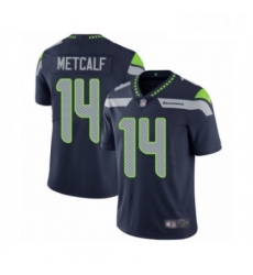 Mens Seattle Seahawks 14 DK Metcalf Navy Blue Team Color Vapor Untouchable Limited Player Football Jersey Mens Seattle Seahawks 14 DK Metcalf Navy Blue Team Color Vapor Untouchable Limited Player Football Jersey