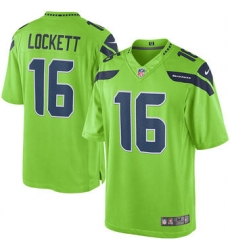 Mens Seattle Seahawks Tyler Lockett Nike Green Color Rush Limited Jersey Mens Seattle Seahawks Tyler Lockett Nike Green Color Rush Limited Jersey