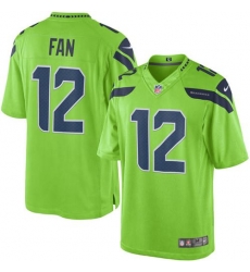 Nike Seahawks #12 Fan Green Mens Stitched NFL Limited Rush Jersey Nike Seahawks #12 Fan Green Mens Stitched NFL Limited Rush Jersey