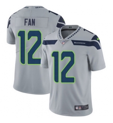 Nike Seahawks #12 Fan Grey Alternate Mens Stitched NFL Vapor Untouchable Limited Jersey Nike Seahawks #12 Fan Grey Alternate Mens Stitched NFL Vapor Untouchable Limited Jersey