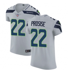 Nike Seahawks #22 C J Prosise Grey Alternate Mens Stitched NFL Vapor Untouchable Elite Jersey Nike Seahawks #22 C J Prosise Grey Alternate Mens Stitched NFL Vapor Untouchable Elite Jersey