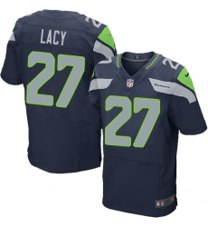 Nike Seahawks #27 Eddie Lacy Steel Blue Team Color Mens Stitched NFL Elite Jersey Nike Seahawks #27 Eddie Lacy Steel Blue Team Color Mens Stitched NFL Elite Jersey