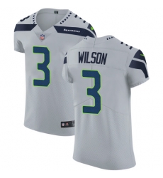 Nike Seahawks #3 Russell Wilson Grey Alternate Mens Stitched NFL Vapor Untouchable Elite Jersey Nike Seahawks #3 Russell Wilson Grey Alternate Mens Stitched NFL Vapor Untouchable Elite Jersey
