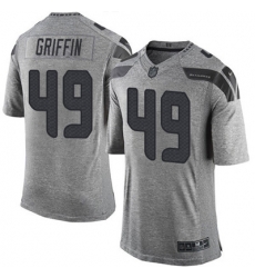Nike Seahawks #49 Shaquem Griffin Gray Mens Stitched NFL Limited Gridiron Gray Jersey Nike Seahawks #49 Shaquem Griffin Gray Mens Stitched NFL Limited Gridiron Gray Jersey