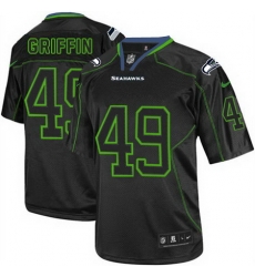 Nike Seahawks #49 Shaquem Griffin Lights Out Black Mens Stitched NFL Elite Jersey Nike Seahawks #49 Shaquem Griffin Lights Out Black Mens Stitched NFL Elite Jersey