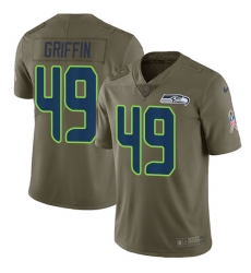 Nike Seahawks #49 Shaquem Griffin Olive Mens Stitched NFL Limited 2017 Salute To Service Jersey Nike Seahawks #49 Shaquem Griffin Olive Mens Stitched NFL Limited 2017 Salute To Service Jersey