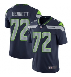 Nike Seahawks #72 Michael Bennett Steel Blue Team Color Mens Stitched NFL Vapor Untouchable Limited Jersey Nike Seahawks #72 Michael Bennett Steel Blue Team Color Mens Stitched NFL Vapor Untouchable Limited Jersey