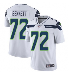 Nike Seahawks #72 Michael Bennett White Mens Stitched NFL Vapor Untouchable Limited Jersey Nike Seahawks #72 Michael Bennett White Mens Stitched NFL Vapor Untouchable Limited Jersey