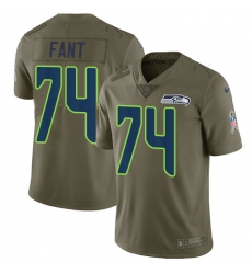 Nike Seahawks #74 George Fant Olive Mens Stitched NFL Limited 2017 Salute to Service Jersey Nike Seahawks #74 George Fant Olive Mens Stitched NFL Limited 2017 Salute to Service Jersey