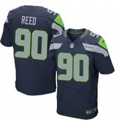Nike Seahawks #90 Jarran Reed Steel Blue Team Color Men Stitched NFL Elite Jersey Nike Seahawks #90 Jarran Reed Steel Blue Team Color Men Stitched NFL Elite Jersey