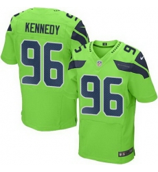 Nike Seahawks #96 Cortez Kennedy Green Mens Stitched NFL Elite Rush Jersey Nike Seahawks #96 Cortez Kennedy Green Mens Stitched NFL Elite Rush Jersey