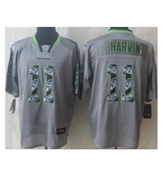 Nike Seattle Seahawks 11 Percy Harvin Grey Elite Lights Out Fashion NFL Jersey Nike Seattle Seahawks 11 Percy Harvin Grey Elite Lights Out Fashion NFL Jersey