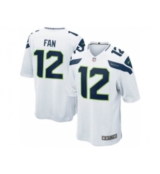 Nike Seattle Seahawks 12 Fan White Game NFL Jersey Nike Seattle Seahawks 12 Fan White Game NFL Jersey