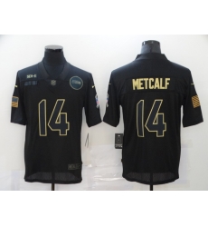 Nike Seattle Seahawks 14 DK Metcalf Black 2020 Salute To Service Limited Jersey Nike Seattle Seahawks 14 DK Metcalf Black 2020 Salute To Service Limited Jersey