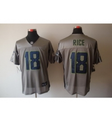 Nike Seattle Seahawks 18 Sidney Rice Grey Elite Shadow NFL Jersey Nike Seattle Seahawks 18 Sidney Rice Grey Elite Shadow NFL Jersey