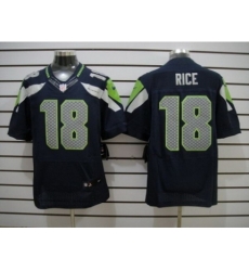 Nike Seattle Seahawks 18 Sidney Rice blue Elite NFL Jersey Nike Seattle Seahawks 18 Sidney Rice blue Elite NFL Jersey