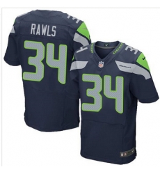 Nike Seattle Seahawks #34 Thomas Rawls Steel Blue Team Color Mens Stitched NFL Elite Jersey Nike Seattle Seahawks #34 Thomas Rawls Steel Blue Team Color Mens Stitched NFL Elite Jersey