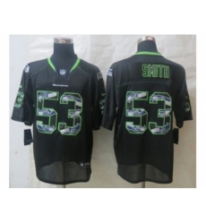 Nike Seattle Seahawks 53 Malcolm Smith Black Elite Lights Out Fashion NFL Jersey Nike Seattle Seahawks 53 Malcolm Smith Black Elite Lights Out Fashion NFL Jersey