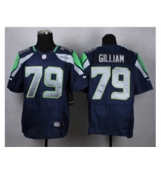 Nike Seattle Seahawks 79 Garry Gilliam blue Elite NFL Jersey Nike Seattle Seahawks 79 Garry Gilliam blue Elite NFL Jersey