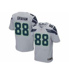 Nike Seattle Seahawks 88 Jimmy Graham Grey Elite NFL Jersey Nike Seattle Seahawks 88 Jimmy Graham Grey Elite NFL Jersey