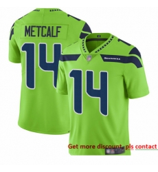 Seahawks 14 D K Metcalf Green Men Stitched Football Limited Rush Jersey Seahawks 14 D K Metcalf Green Men Stitched Football Limited Rush Jersey