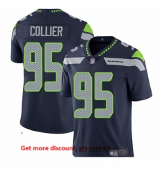 Seahawks 95 L J Collier Steel Blue Team Color Men Stitched Football Vapor Untouchable Limited Jersey Seahawks 95 L J Collier Steel Blue Team Color Men Stitched Football Vapor Untouchable Limited Jersey
