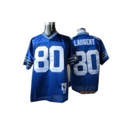 nfl Seattle Seahawks 80 Steve Largent Throwback blue nfl Seattle Seahawks 80 Steve Largent Throwback blue