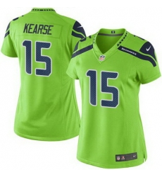 Nike Seahawks #15 Jermaine Kearse Green Womens Stitched NFL Limited Rush Jersey Nike Seahawks #15 Jermaine Kearse Green Womens Stitched NFL Limited Rush Jersey