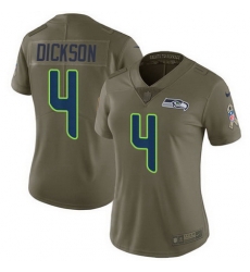 Nike Seahawks 4 Michael Dickson Olive Womens Stitched NFL Limited 2017 Salute to Service Jersey Nike Seahawks 4 Michael Dickson Olive Womens Stitched NFL Limited 2017 Salute to Service Jersey
