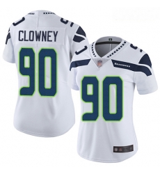 Seahawks #90 Jadeveon Clowney White Women Stitched Football Vapor Untouchable Limited Jersey Seahawks #90 Jadeveon Clowney White Women Stitched Football Vapor Untouchable Limited Jersey
