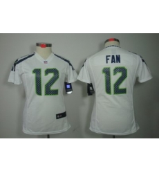 Women Nike Seattle Seahawks 12# Fan White Color NFL LIMITED Jerseys Women Nike Seattle Seahawks 12# Fan White Color NFL LIMITED Jerseys