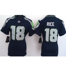 Women Nike Seattle Seahawks 18# Sidney Rice Blue Nike NFL Jerseys Women Nike Seattle Seahawks 18# Sidney Rice Blue Nike NFL Jerseys