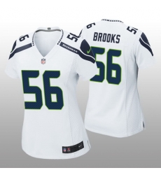 Women Seattle Seahawks Jordyn Brooks #56 White Vapor Limited NFL Jersey Women Seattle Seahawks Jordyn Brooks #56 White Vapor Limited NFL Jersey