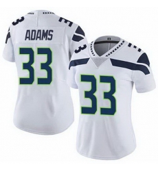 Womenn Seattle Seahawks Jamal Adams #33 White Vapor Limited NFL Jersey Womenn Seattle Seahawks Jamal Adams #33 White Vapor Limited NFL Jersey