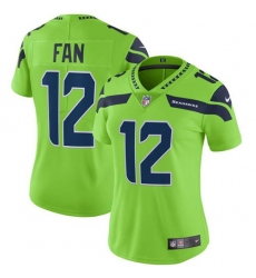 Womens Nike Seahawks #12 Fan Green Stitched NFL Limited Rush Jersey Womens Nike Seahawks #12 Fan Green Stitched NFL Limited Rush Jersey