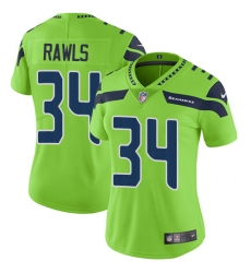 Womens Nike Seahawks #34 Thomas Rawls Green Stitched NFL Limited Rush Jersey Womens Nike Seahawks #34 Thomas Rawls Green Stitched NFL Limited Rush Jersey