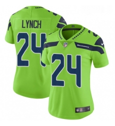 Womens Nike Seattle Seahawks 24 Marshawn Lynch Elite Green Rush Vapor Untouchable NFL Jersey Womens Nike Seattle Seahawks 24 Marshawn Lynch Elite Green Rush Vapor Untouchable NFL Jersey