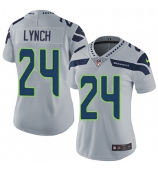 Womens Nike Seattle Seahawks 24 Marshawn Lynch Grey Alternate Vapor Untouchable Limited Player NFL Jersey Womens Nike Seattle Seahawks 24 Marshawn Lynch Grey Alternate Vapor Untouchable Limited Player NFL Jersey