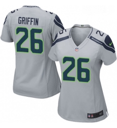 Womens Nike Seattle Seahawks 26 Shaquill Griffin Game Grey Alternate NFL Jersey Womens Nike Seattle Seahawks 26 Shaquill Griffin Game Grey Alternate NFL Jersey
