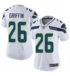 Womens Nike Seattle Seahawks 26 Shaquill Griffin White Vapor Untouchable Limited Player NFL Jersey Womens Nike Seattle Seahawks 26 Shaquill Griffin White Vapor Untouchable Limited Player NFL Jersey