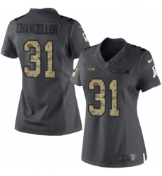 Womens Nike Seattle Seahawks 31 Kam Chancellor Limited Black 2016 Salute to Service NFL Jersey Womens Nike Seattle Seahawks 31 Kam Chancellor Limited Black 2016 Salute to Service NFL Jersey